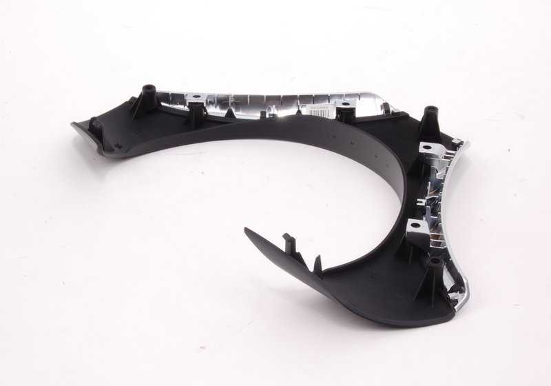 Embelledor volante negro/cromado perlado OEM 32306850540 para BMW E81, E82, E87, E88, E90, E91, E84. Original BMW.