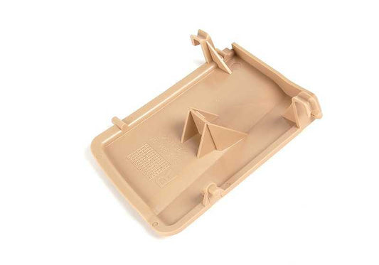 Tapa lateral derecha OEM 51437022398 color HELLBEIGE para BMW Serie 3 E46 (11/1998 - 08/2006). Original BMW.
