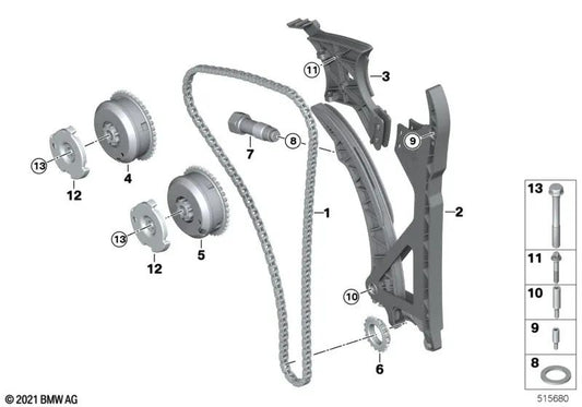 Anello di tenuta OEM 11317534251 per BMW E81, E82, E90, F30, F10, X5, X6, Z4... e altro ancora. BMW originale.
