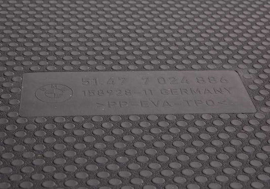 Alfombrilla maletero OEM 51477024886 para BMW Serie 5 E60 (todos los modelos compatibles). Original BMW.