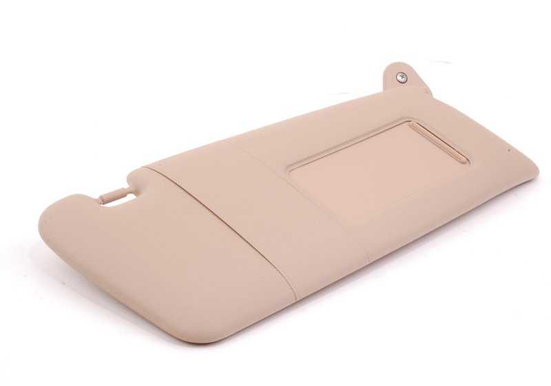 Parasol derecho con luz beige OEM 51168237646 para BMW E46. Original BMW.