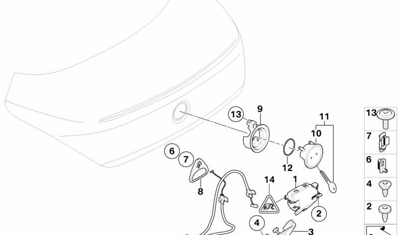Soporte OEM 51247201961 para BMW Serie 6 {E63, E64} 630i. Compatible con motores N52 y N53, tanto cambio manual como automático. Original BMW.