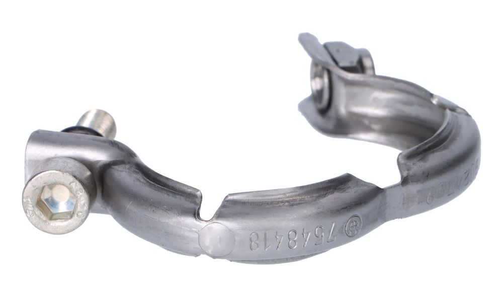 Abrazadera OEM 11717548418 para BMW E81, E82, E87, E88, E90, E91, E92, E93, E60, E61, F10, F11, E63, E64. Compatible con sistemas de admisión y gases. Original BMW.