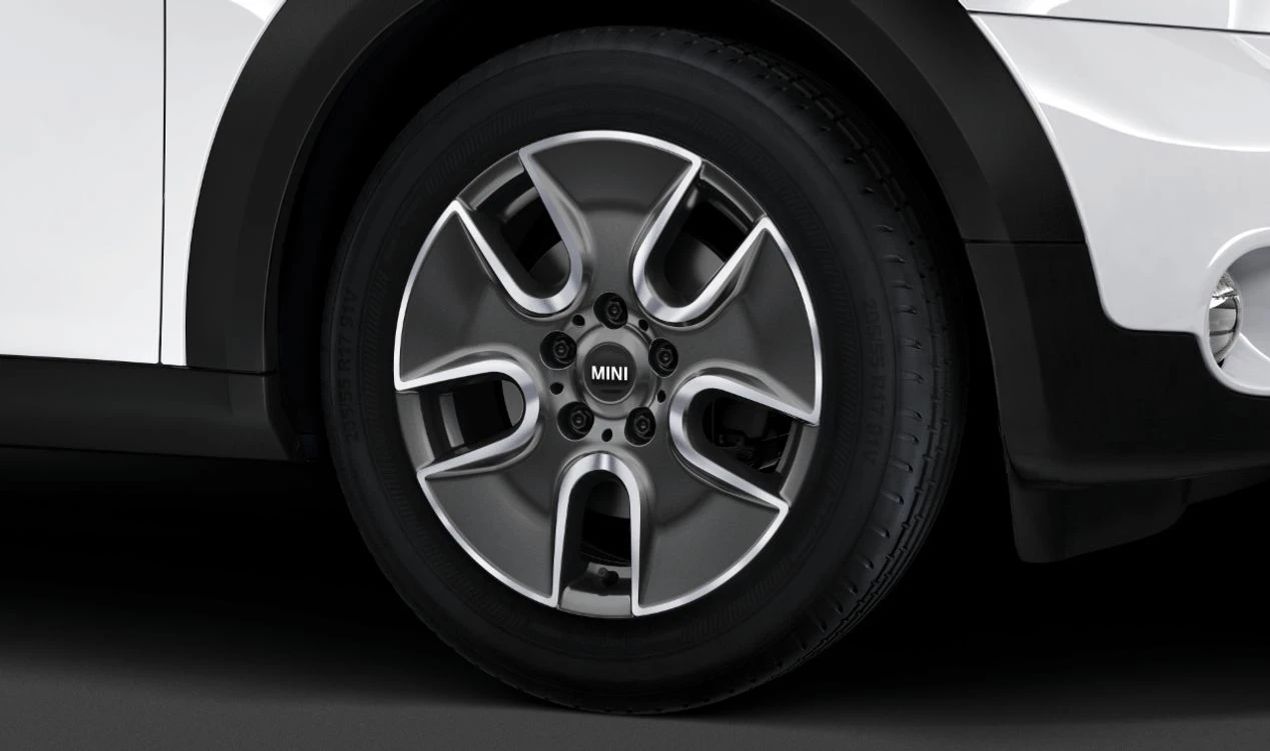 Llanta de aluminio antracita Tunnel Spoke R125 OEM 36109804373 para MINI Countryman R60, Paceman R61. Original MINI.