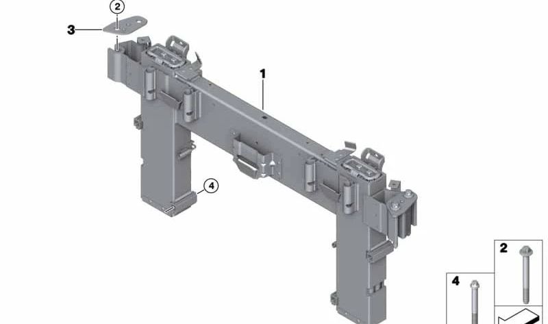 OEM 54627321646 Sistema di protezione anti -Live per BMW F23 e F23N. BMW di riserva originale.
