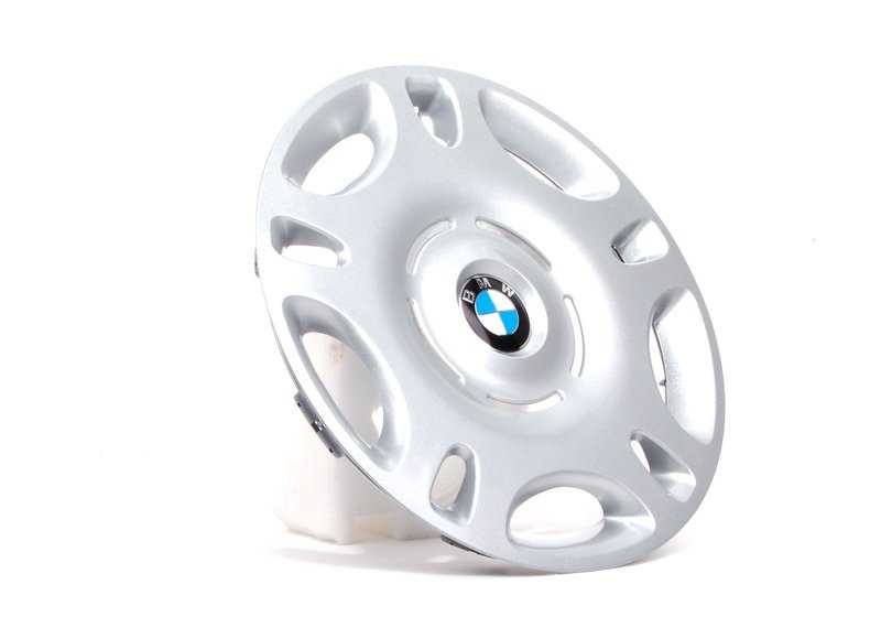 Tapacubos 15" OEM 36131094158 para BMW Serie 3 E36 con llanta de acero Styl. 12360092. Original BMW.