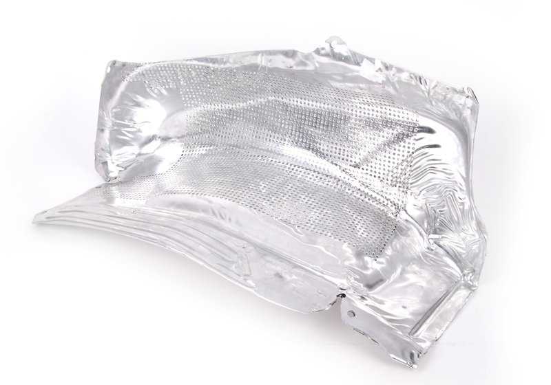Aislante térmico del silenciador trasero OEM 51488137981 para BMW E34 y E32. Original BMW.