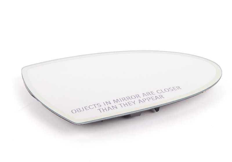 Cristal retrovisor derecho calefactable convexo OEM 51168040916 para BMW E60, E61, E63, E64. Original BMW.