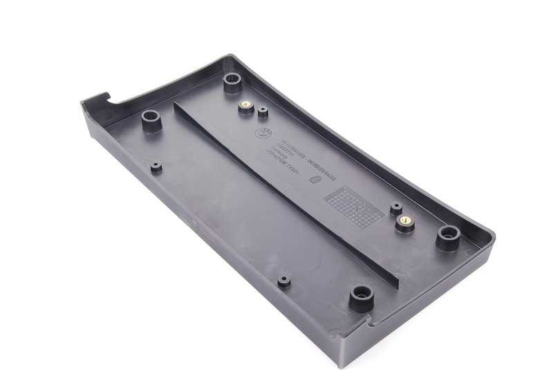 Soporte de matrícula OEM 51117891529 para BMW E90, E91. Original BMW.