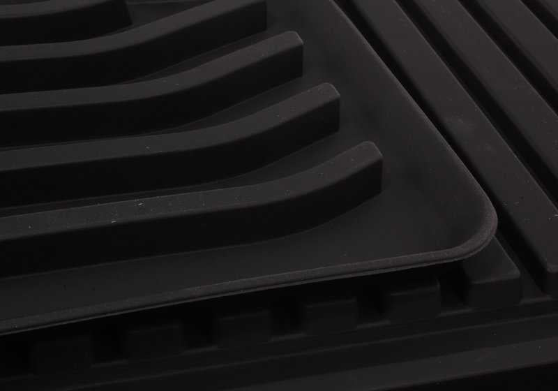 Alfombrillas de goma (delanteras) OEM 51472153889 para BMW F10, F11. Original BMW.