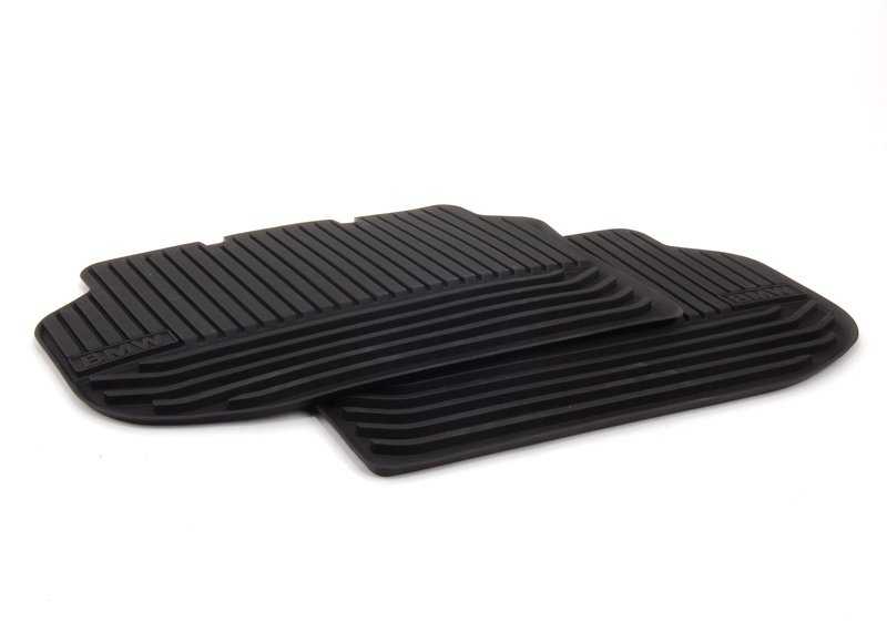Alfombrillas de goma (delanteras) OEM 51472153889 para BMW F10, F11. Original BMW.