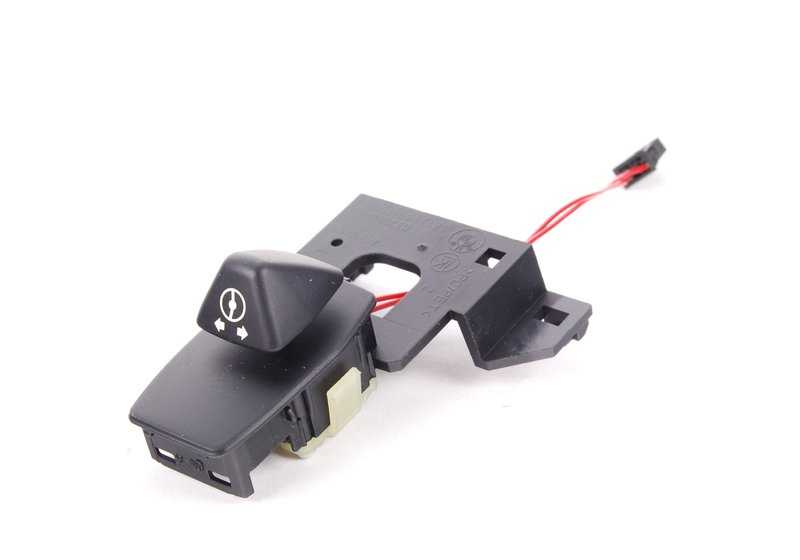 Interruptor ajuste columna de dirección OEM 61316947786 para BMW E60, E61, E63 y E64. Compatible con versiones 520d con motores M47 y N47. Original BMW.