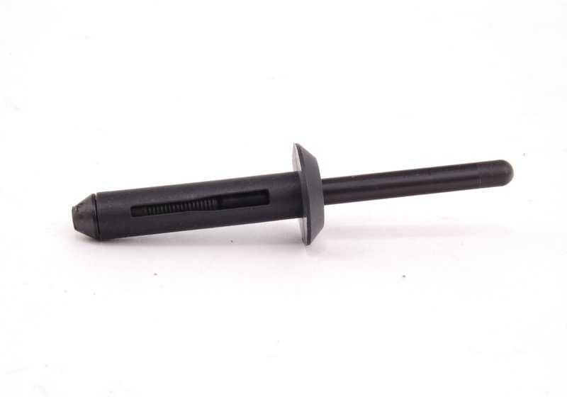 Remache 6x25mm OEM 51118047458 pour BMW E90, E90N, E91, E91N, F30, F31, F35. BMW d'origine. Idéal pour les fixations corporelles, les pièces pare-chocs ou aérodynamiques.