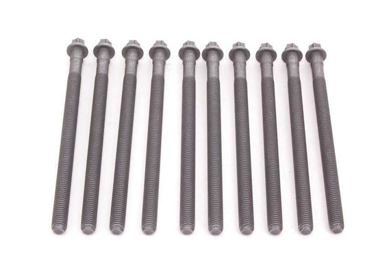 Juego de tornillos para culata OEM 11127583113 para BMW E60, E60N, E61, E61N, E63, E63N, E64, E64N, E65, E66, E53, E70. Original BMW.