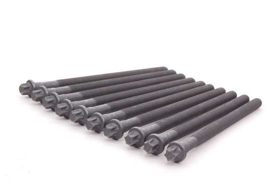 Juego de tornillos para culata OEM 11127583113 para BMW E60, E60N, E61, E61N, E63, E63N, E64, E64N, E65, E66, E53, E70. Original BMW.