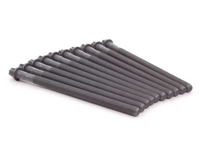 Juego de tornillos para culata OEM 11127583113 para BMW E60, E60N, E61, E61N, E63, E63N, E64, E64N, E65, E66, E53, E70. Original BMW.