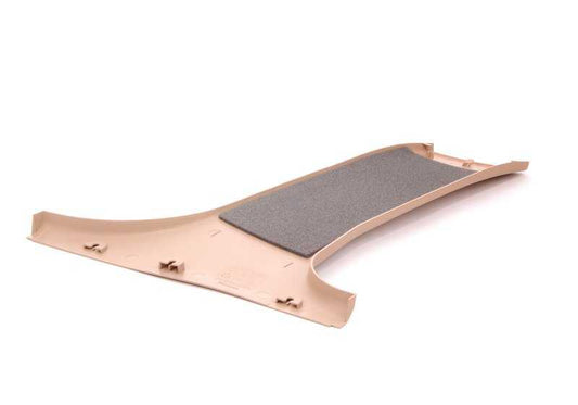 Cubierta interior pilar central inferior izquierda color beige OEM 51438207197 para BMW E39 (todos los modelos compatibles). Pieza original BMW.