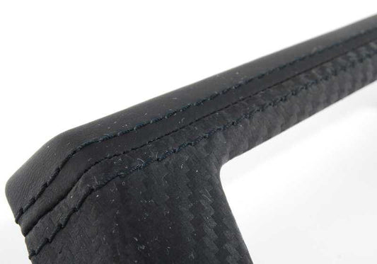 Moldura embellecedora tablero instrumentos cuero izq. OEM 51458036705 para BMW E90, E92, E93... y más. Original BMW.