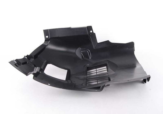 Cubierta paso de rueda inferior izquierda OEM 51718051591 para BMW E82. Original BMW.