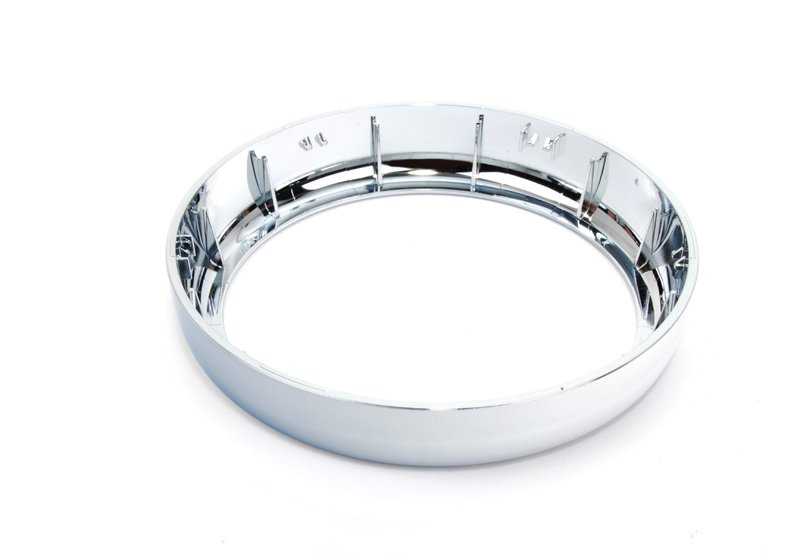 Anillo embellecedor cromado para fuelle de cambio OEM 51167131186 para MINI R50, R52, R53 (2000–2006). Original MINI.