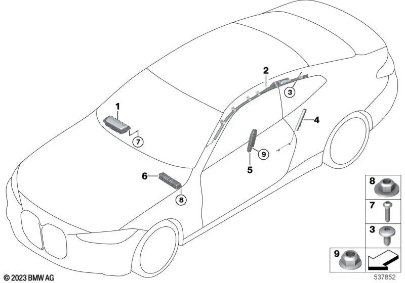 OEM Hex Nut 07119902751 for BMW 1 Series E87, 3 Series E90, 5 Series F10, X5 E70... and more. Original BMW and MINI.