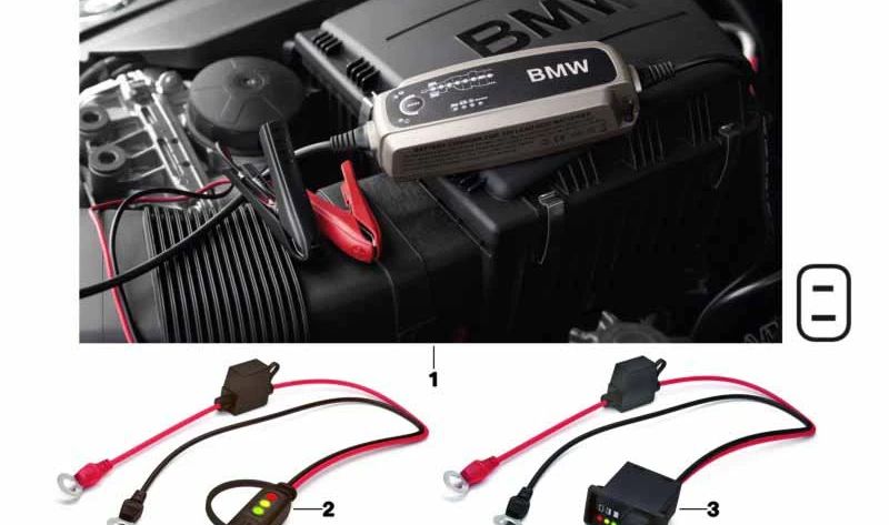 Cargador de batería OEM 61432408594 para BMW {E82, E88, F22, F23, F87, E36, E46, E90, E91, E92, E93, F30, F31, F34, F80, F32, F33, F36, F82, F83, E39, E60, E61, F07, F10, G30, E63, E64, F06, F12, F13, E38, E65, E66, F01, F02, F04, G11, G12, E84, F48