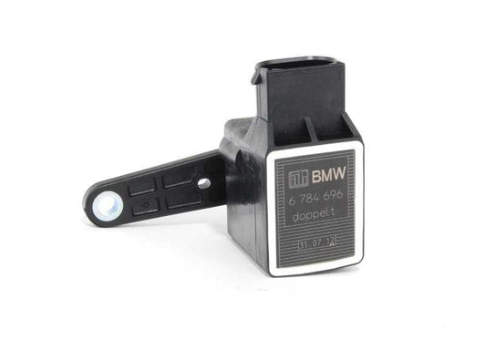 Sensor de nivel de altura OEM 37146784696 para BMW E81, E82, E87, E88, E46, E90, E91, E92, E93, E39, E60, E61, E63, E64, E38, E65, E66, E53, E85, E86, E52 y MINI R50, R52, R53. Original BMW y MINI.