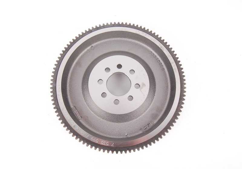 Volante motor OEM 11227535599 para MINI R50 (One, Cooper) y R52 (Cooper). Compatible con motores W10 manual y automático. Original MINI.