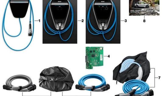 Wallbox Plus for BMW F45, U06 Series 3 G20, G21 Series 5 G30, G31 Series 7 G11, G12, G70, i I01, I12, I15, X1 F48N, U11, X2 U10, X3 G01, Genuine BMW.