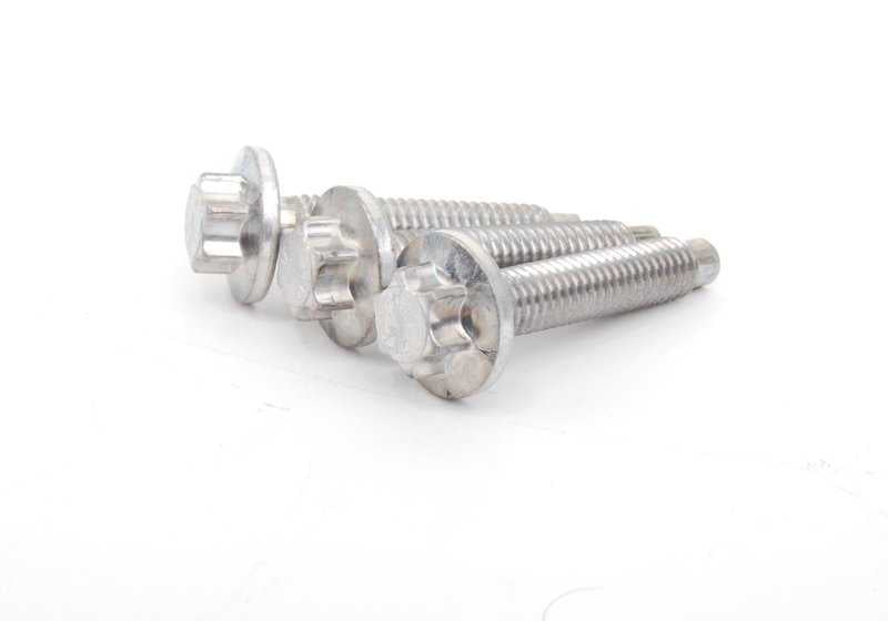 Juego de tornillos de aluminio para bomba de aceite OEM 11410426472 para BMW E81, E82, E87, E88, E90, E91, E92, E93, E60, E61, F10, F11, F18, E63, E64, E65, E66, F01, F02, E84, E83, F25, E70, E71, E85, E86, E89. Original BMW.