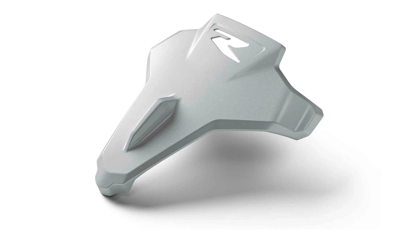 Funda asiento pasajero OEM 77349829330 para BMW Motorrad F 900 R, F 900 R A2. Hockenheim plata metalizado. Original BMW Motorrad.