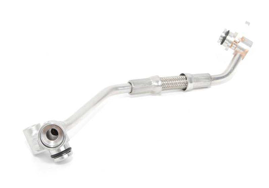 Tubería de aceite de turbo (conducto de alimentación) OEM 11427562798 para BMW E82, E88, E90, E90N, E91, E91N, E92, E92N, E93, E93N, E60N, E61N, F01, F02, E71, E89. Original BMW.