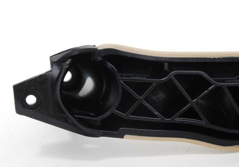 Asa interior puerta izquierda (color beige) OEM 51416969403 para BMW E70, E71, E72. Recambio original BMW.