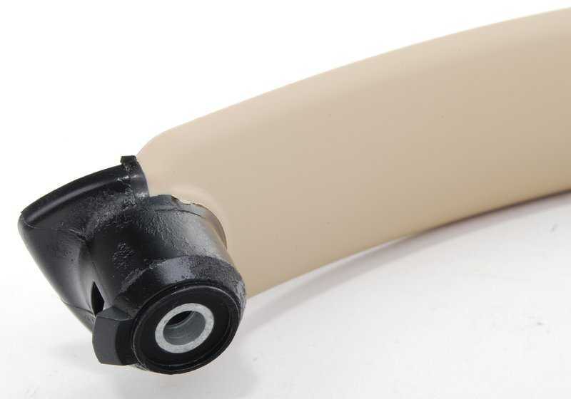 Asa interior puerta izquierda (color beige) OEM 51416969403 para BMW E70, E71, E72. Recambio original BMW.