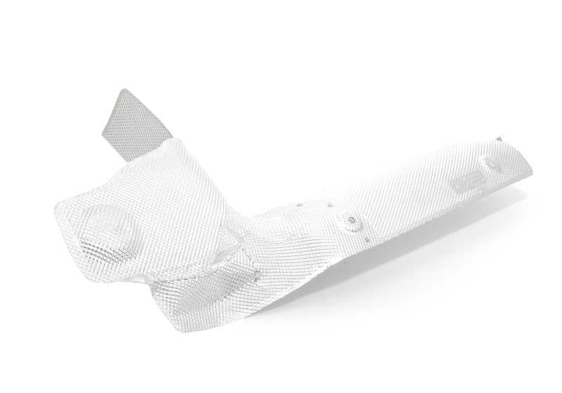 Aislante térmico trasero de escape OEM 51488051598 para BMW E82 M Coupé (UR91, UR92). Original BMW.
