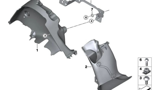 Tornillo cilíndrico OEM 11118557331 para motos BMW G 310 R, G 310 GS, C 600 Sport... y más. Original BMW Motorrad.
