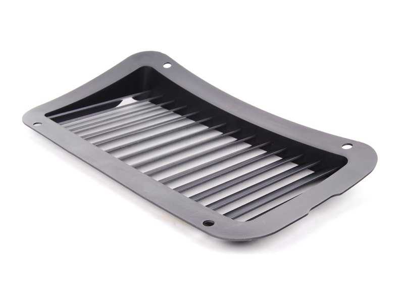 Conducto guía de aire para radiador de aceite motor (derecha) OEM 51747194460 para BMW E82 y E88 135i y 135is. Original BMW.