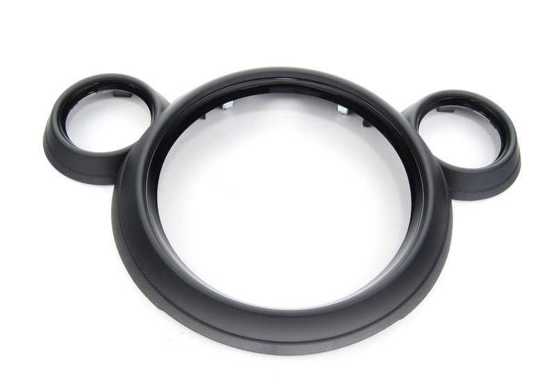 Anillo de adorno Piano Black OEM 51459810000 para MINI Countryman R60, Paceman R61. Original MINI.