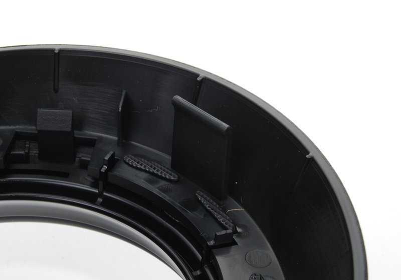 Anillo de adorno Piano Black OEM 51459810000 para MINI Countryman R60, Paceman R61. Original MINI.
