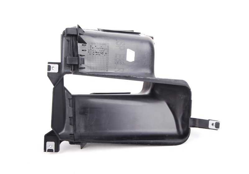 Conducto de aire para enfriador de aceite motor delantero derecho OEM 51748046326 para BMW E82, E88. Original BMW.
