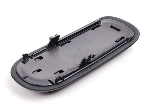 Reposabrazos central de piel sintética OEM 51162753341 para MINI R55, R56, R57, R58, R59. Compatible con modelos Cooper con cambio manual y automático. Color negro. Original MINI.