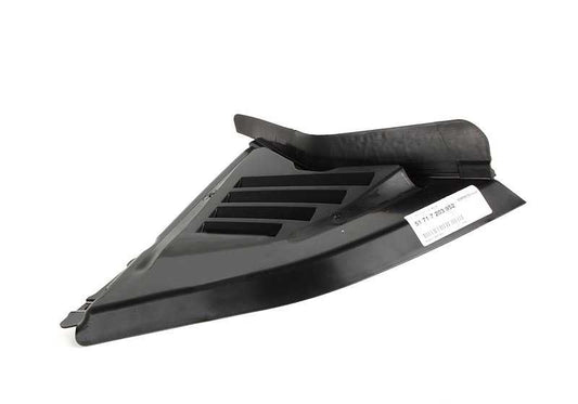 Tapa inferior derecha OEM 51717203952 para BMW E63, E64 (630i con motor N52K y N53, cambio manual y automático, tracción trasera). Cubre bajo del motor. Original BMW.