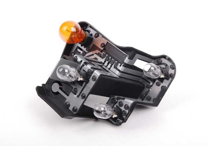 Soporte portabombillas luz trasera lateral izquierda OEM 63217174407 para BMW E92. Original BMW.