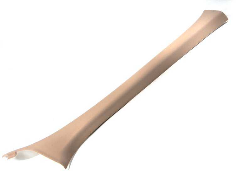 Paramento columna A derecha OEM 51438268198 para BMW Serie 3 E46 (09/1997 — 05/2005). Color Hellbeige. Original BMW.