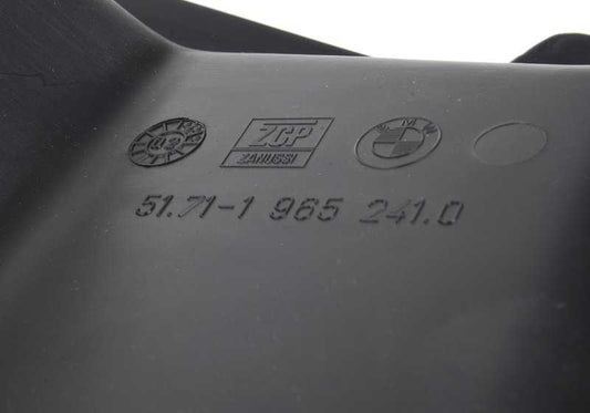 Left cover for BMW 3 Series E30 (OEM 51711965241). Original BMW.