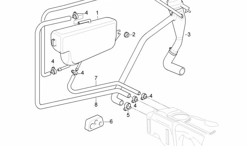 OEM refrigerant expansion deposit 16131183987 for BMW 3 E36 Series. Compatible with all E36 models. Original BMW replacement.