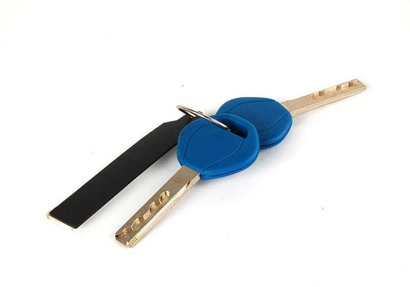 Cerradura con llave izquierda OEM 51218244051 para BMW E46. Original BMW.
