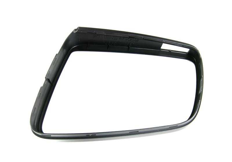 Soporte retrovisor derecho negro OEM 51167074954 para BMW Serie 5 {E60, E60N, E61, E61N}. Original BMW.