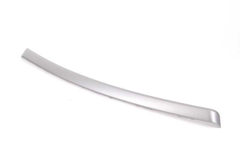 Moldagem decorativa Porta frontal esquerda OEM 51416970555 para BMW E90 e E91. BMW original da cor do titânio.