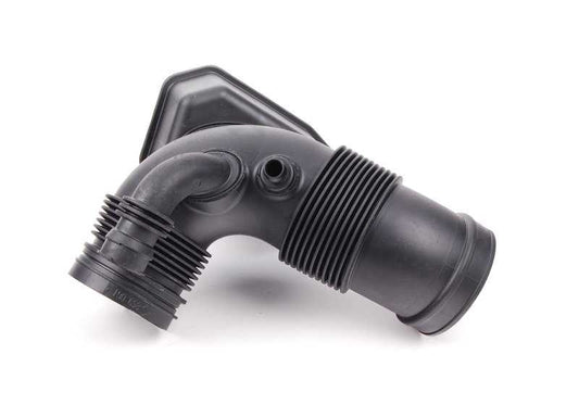 Manguito de admisión OEM 13717521035 para BMW E60, E61. Conecta el filtro de aire al motor. Original BMW.